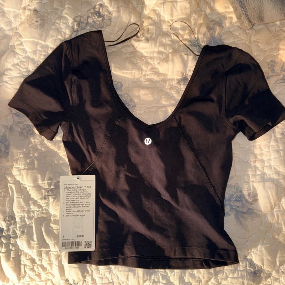 lululemon athletica Black Crop Top